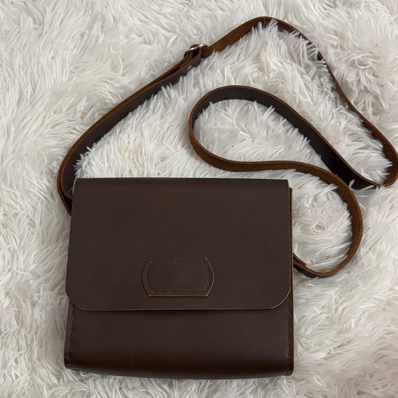 Handbags - Handmade In Puerto Rico Real Leather Brown Crossbody Bag